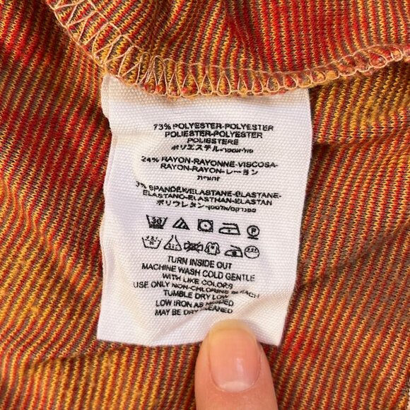 Free People Magic Carpet Multicolored Diamond Pattern Cropped Terry Sweater - Picture 15 of 15